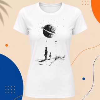 Dámské tričko - Malý král - Malý princ - Le petit prince